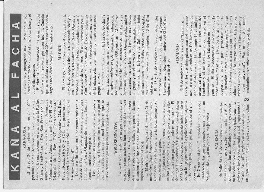 Página del fanzine