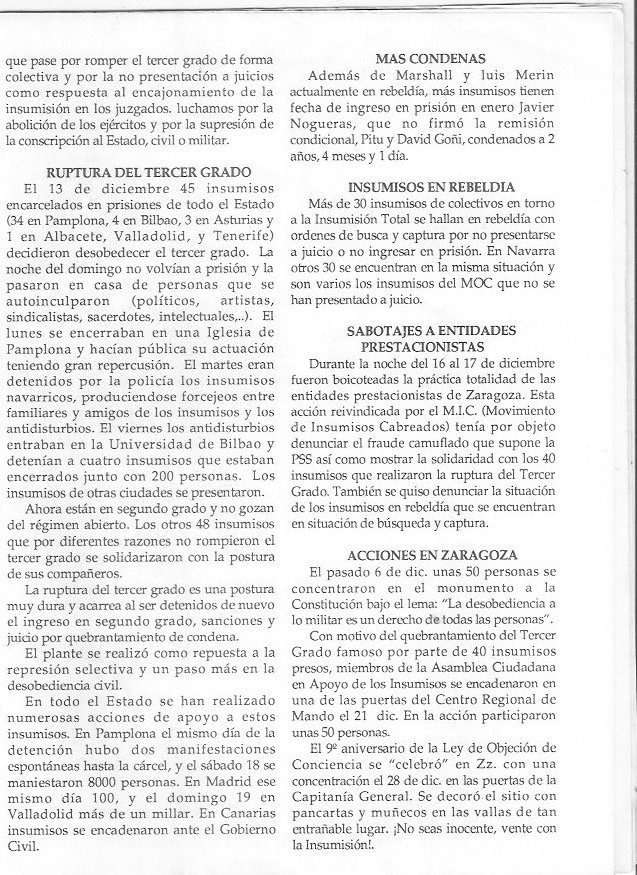 Página del fanzine
