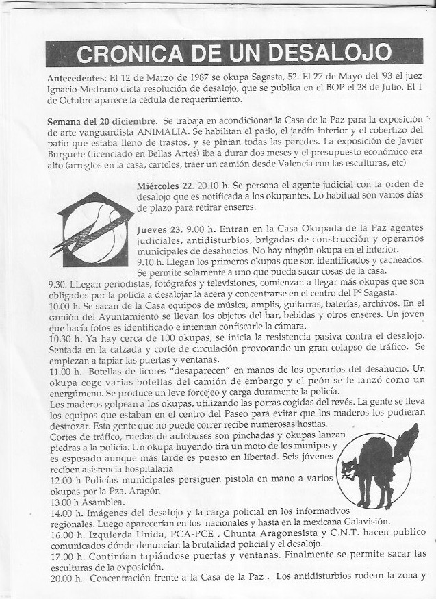 Página del fanzine