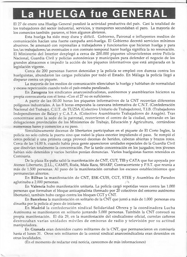 Página del fanzine