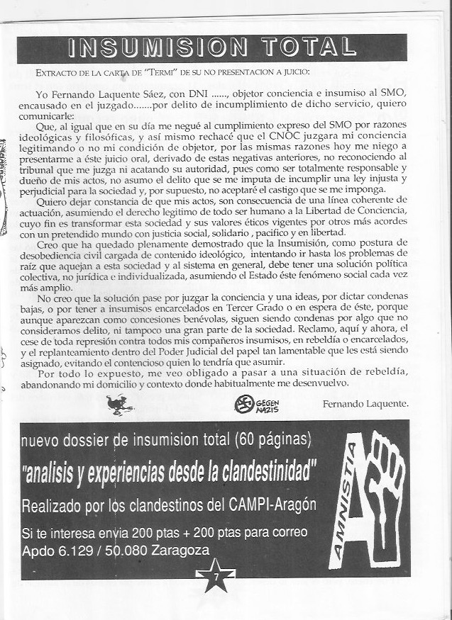 Página del fanzine
