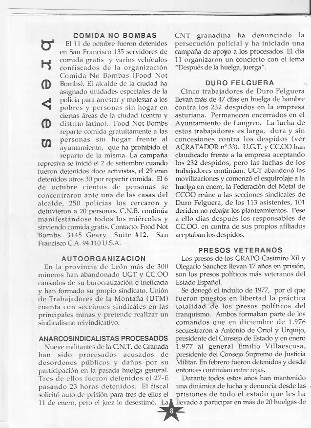 Página del fanzine