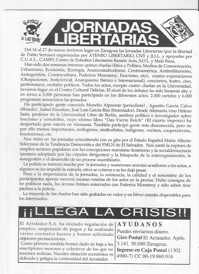 Página del fanzine