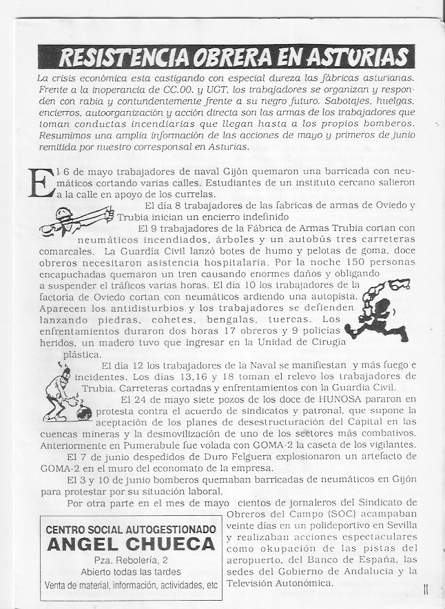 Página del fanzine