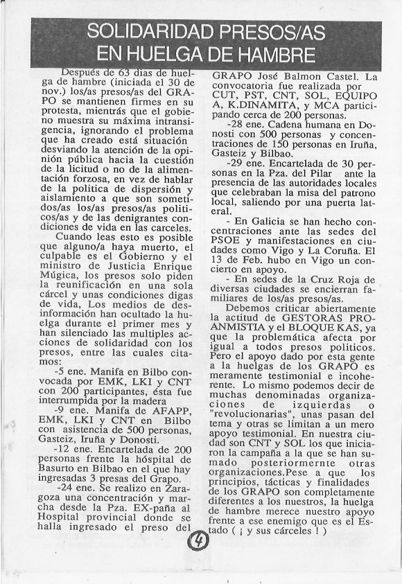 Página del fanzine