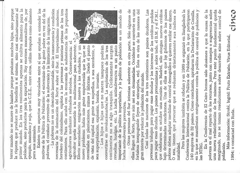Página del fanzine