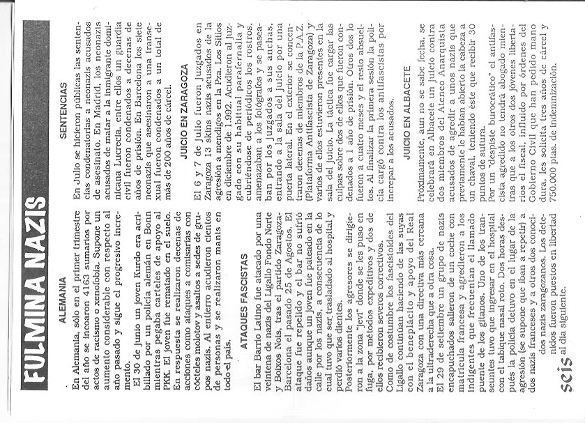 Página del fanzine