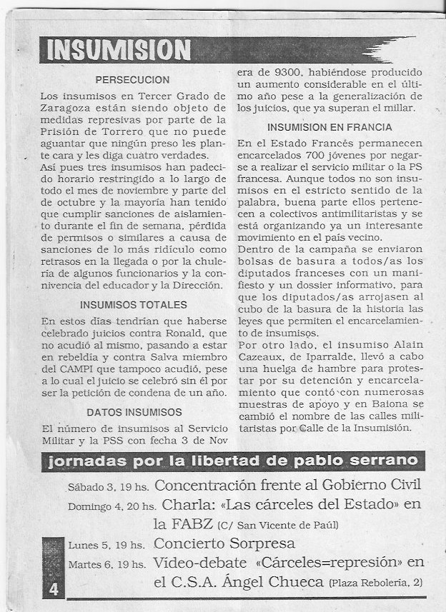 Página del fanzine