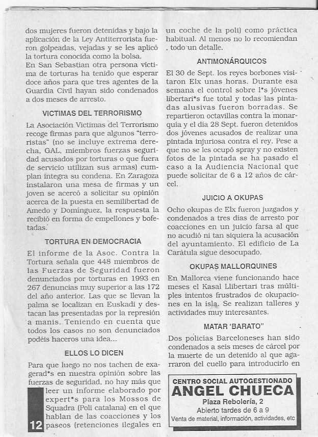 Página del fanzine