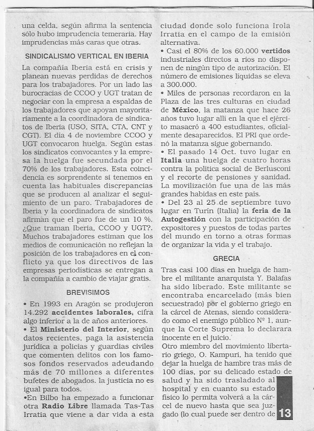Página del fanzine