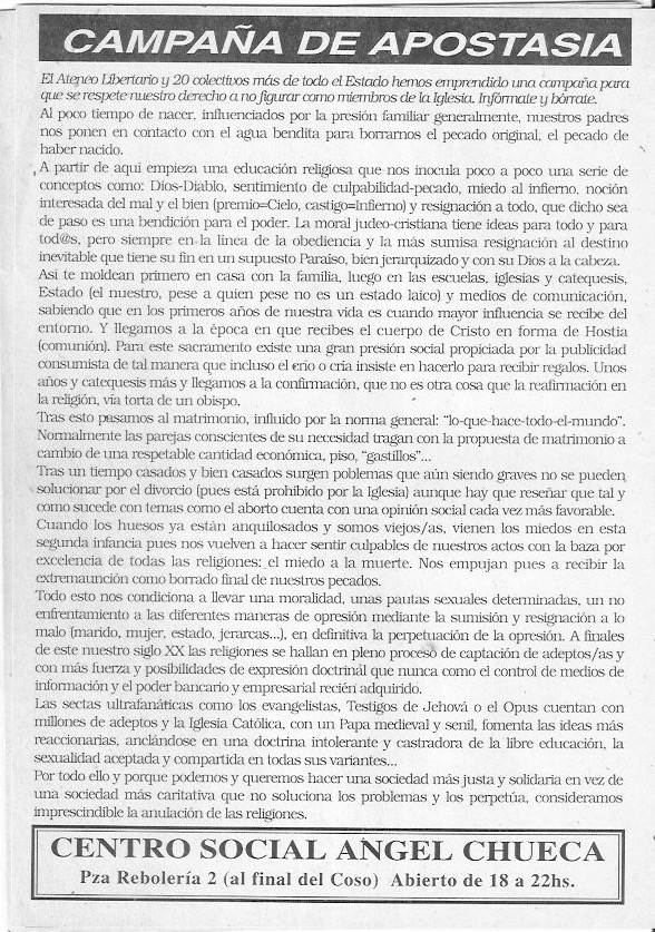 Página del fanzine
