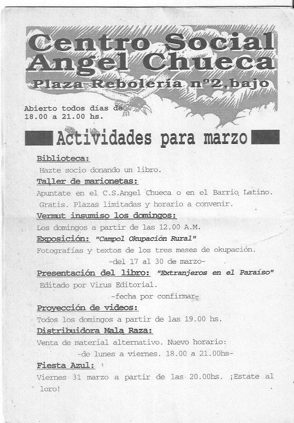 Página del fanzine