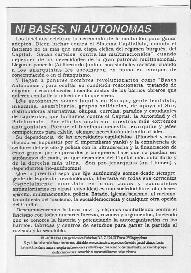 Página del fanzine