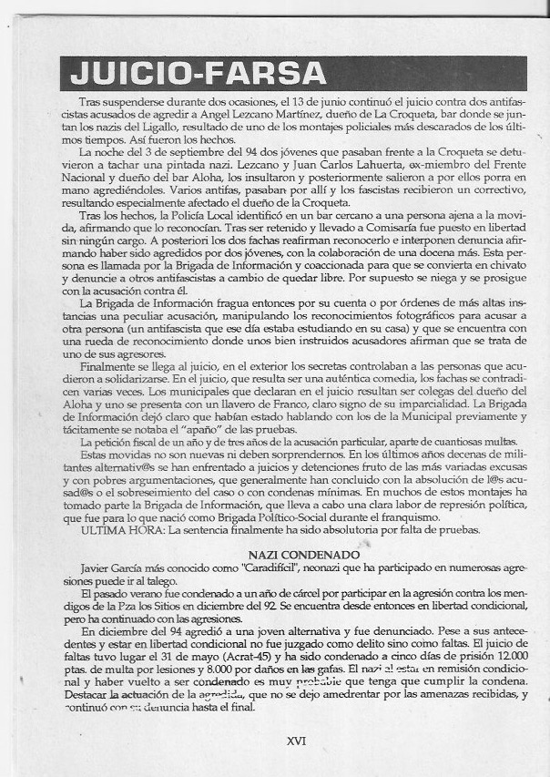 Página del fanzine