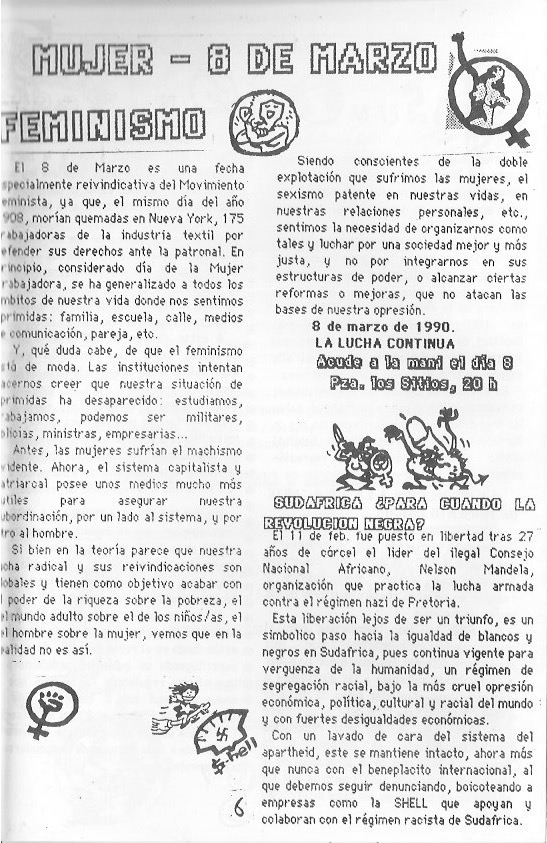 Página del fanzine
