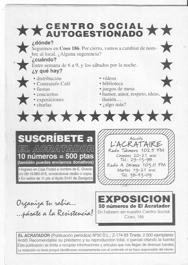 Página del fanzine