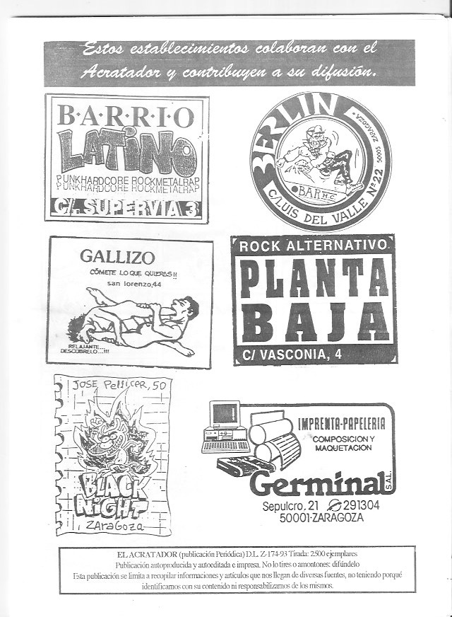 Página del fanzine