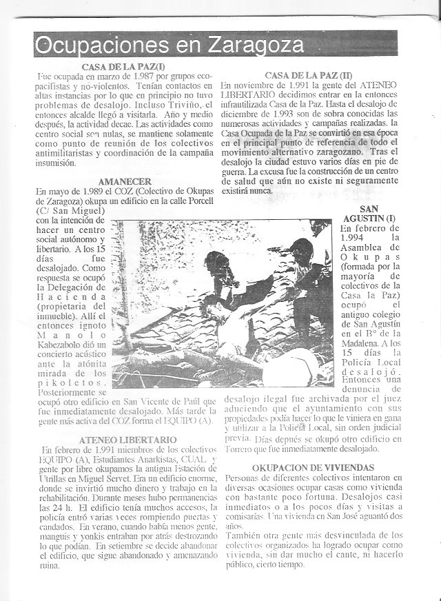 Página del fanzine