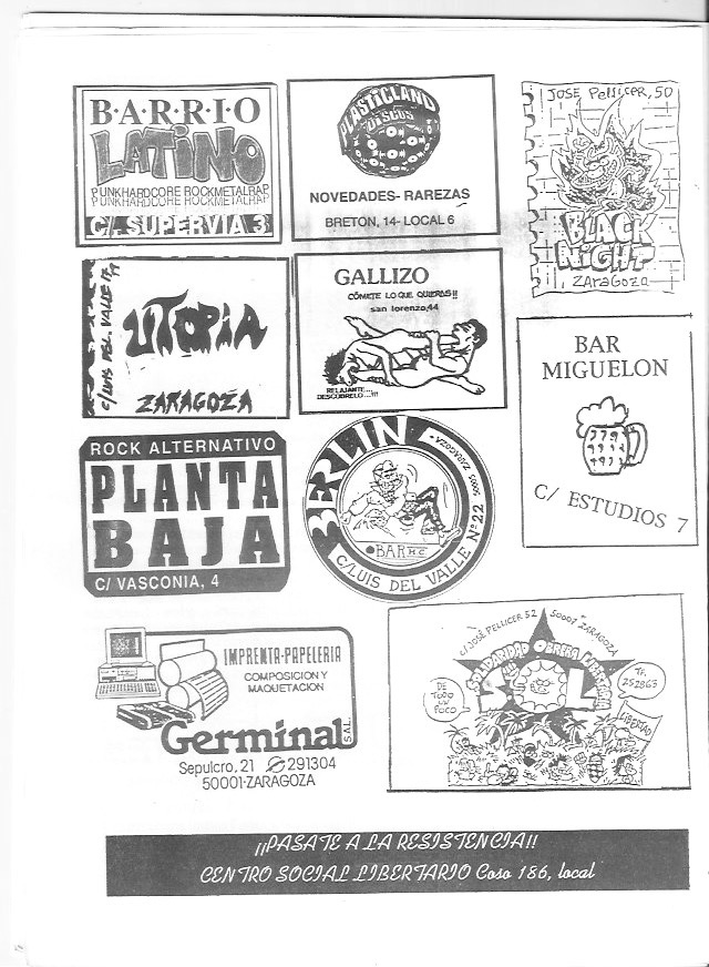 Página del fanzine