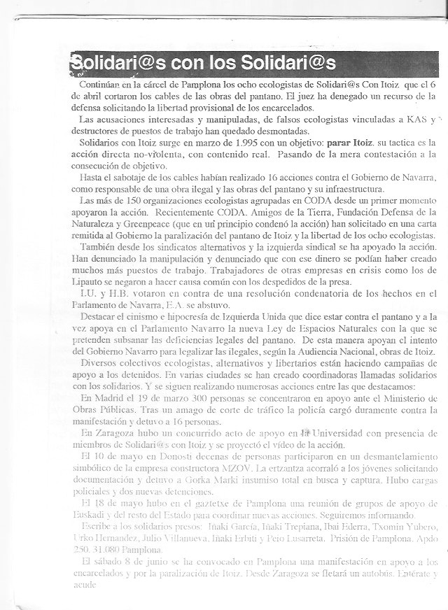 Página del fanzine