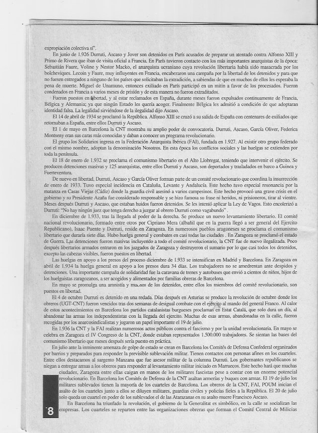 Página del fanzine