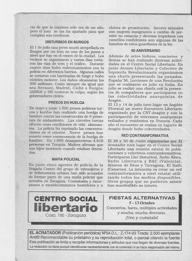 Página del fanzine