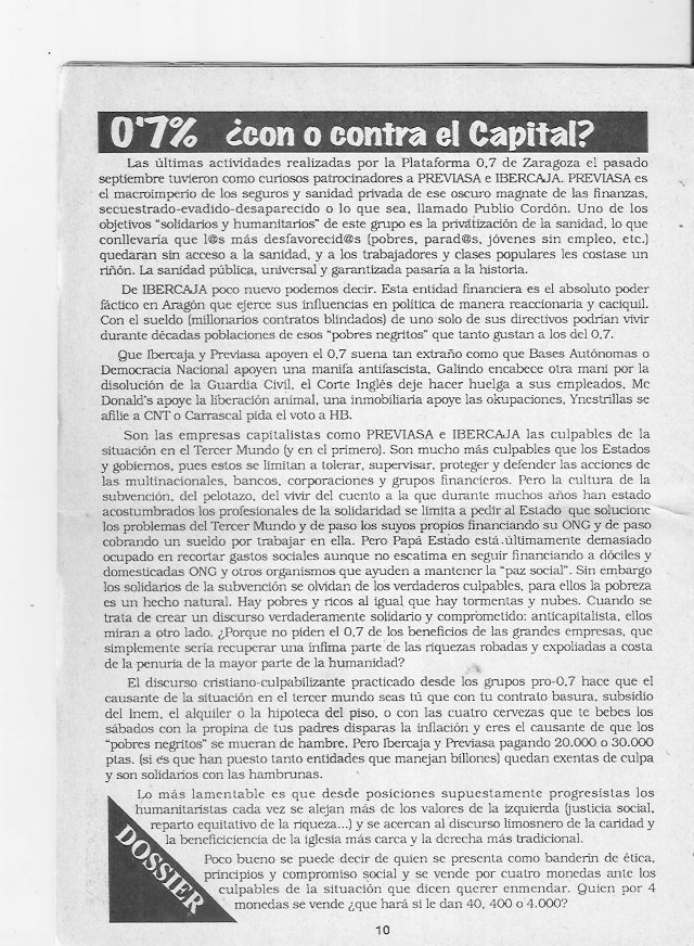 Página del fanzine