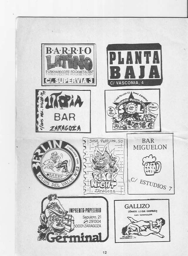 Página del fanzine