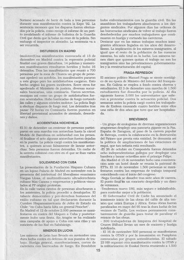 Página del fanzine