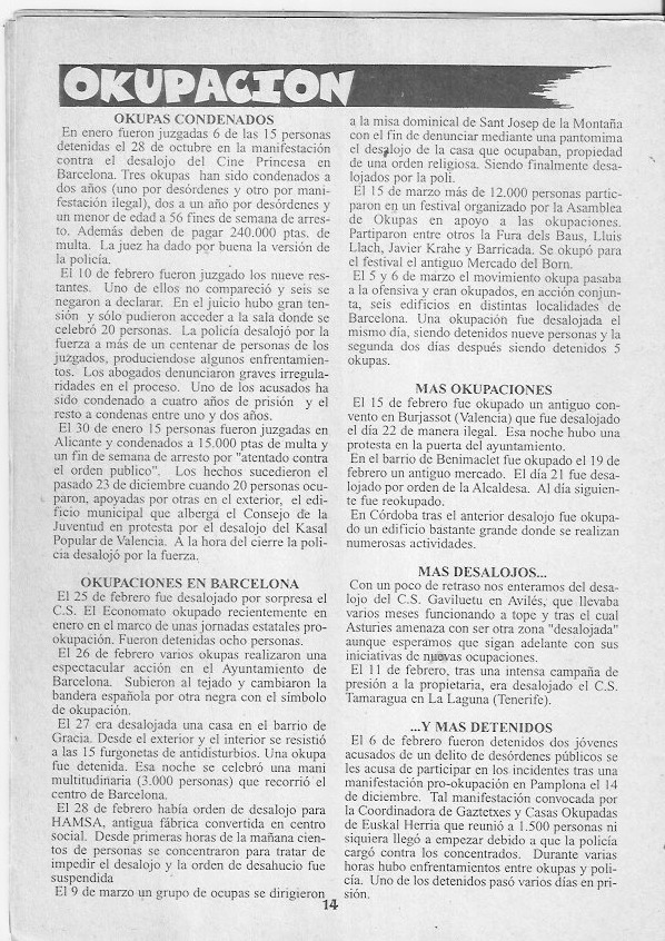 Página del fanzine