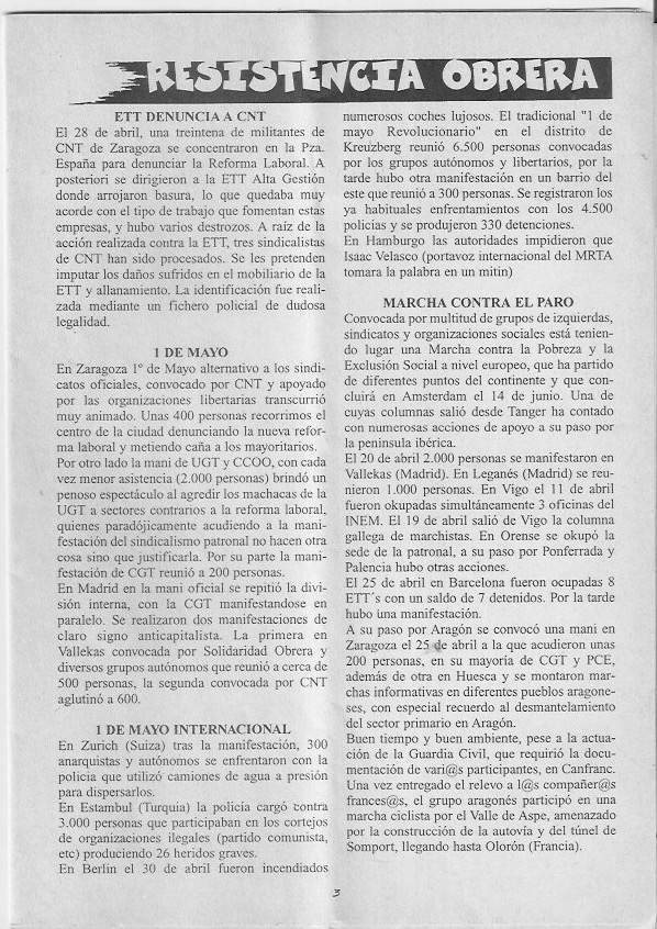 Página del fanzine