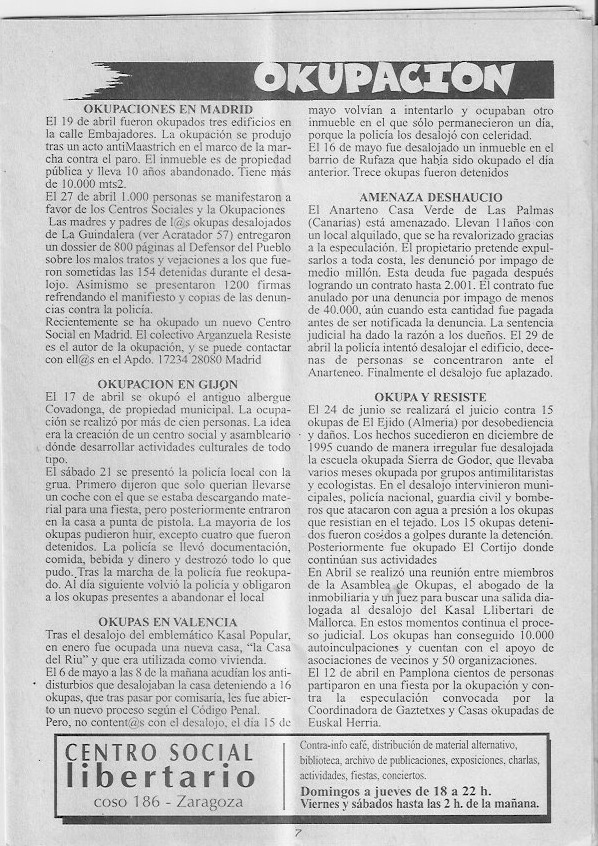 Página del fanzine