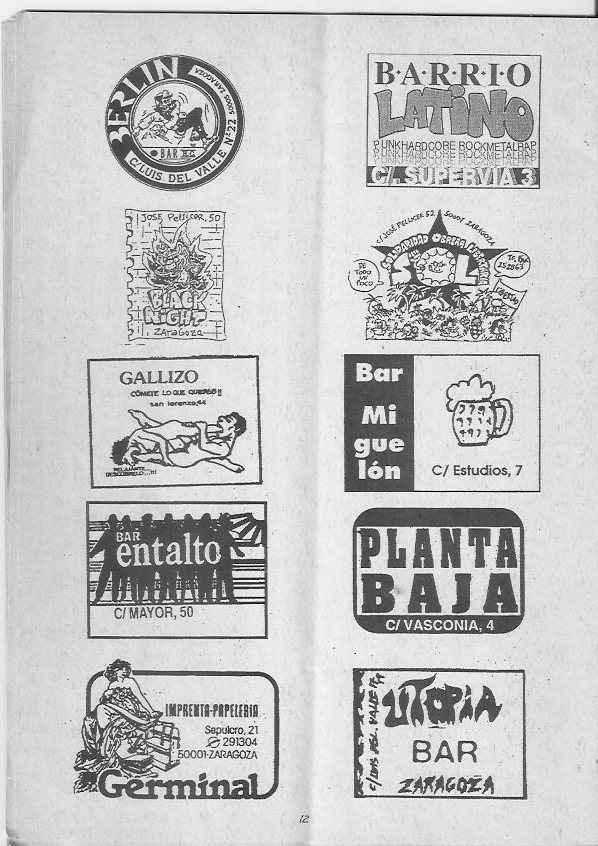 Página del fanzine