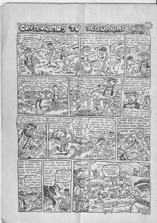 Página del fanzine