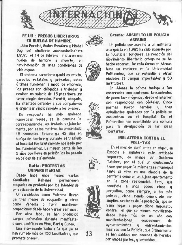 Página del fanzine