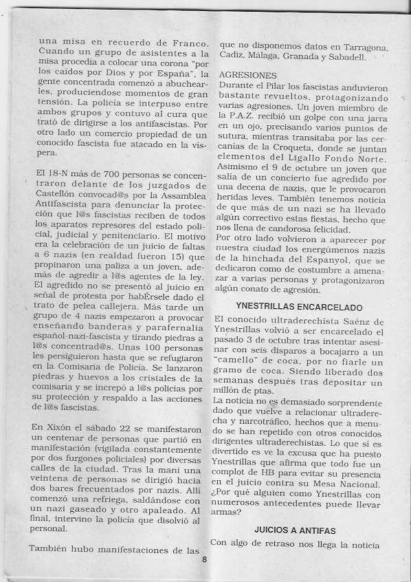 Página del fanzine