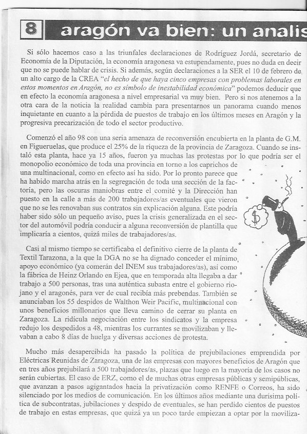 Página del fanzine