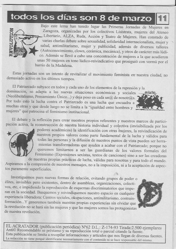 Página del fanzine