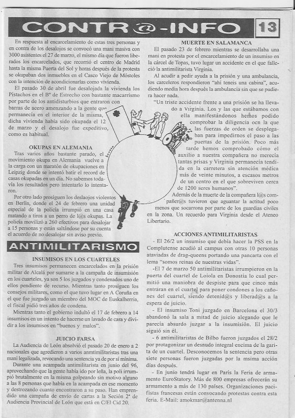 Página del fanzine