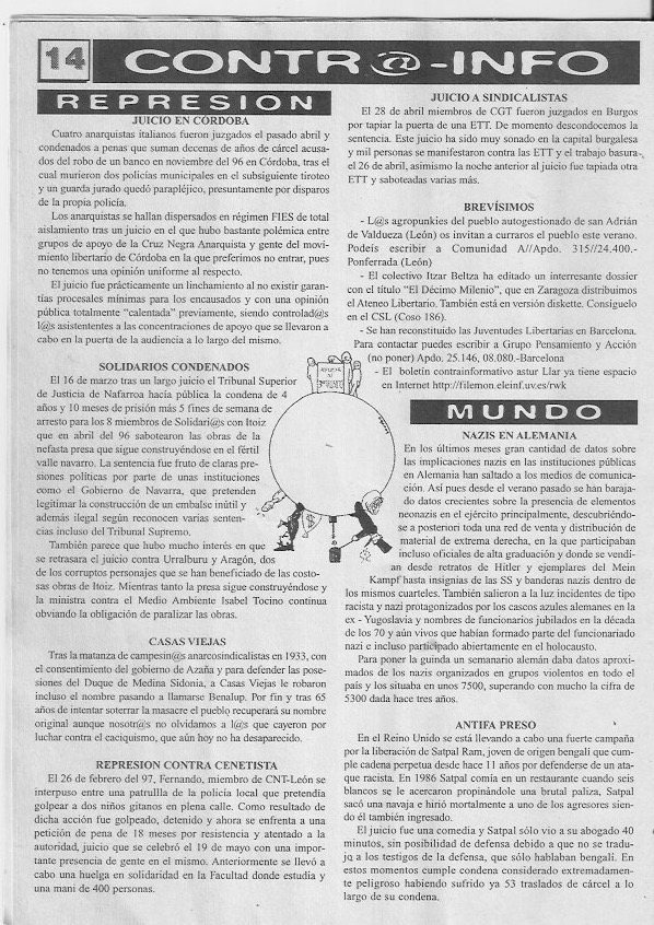Página del fanzine