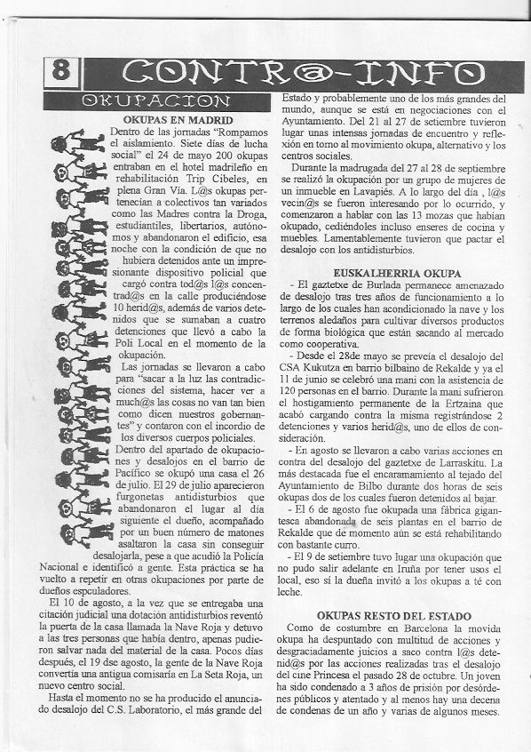Página del fanzine