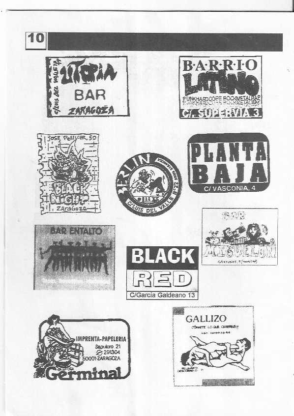 Página del fanzine