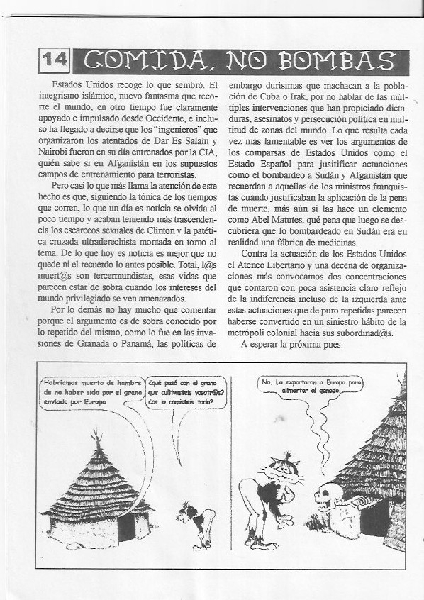 Página del fanzine