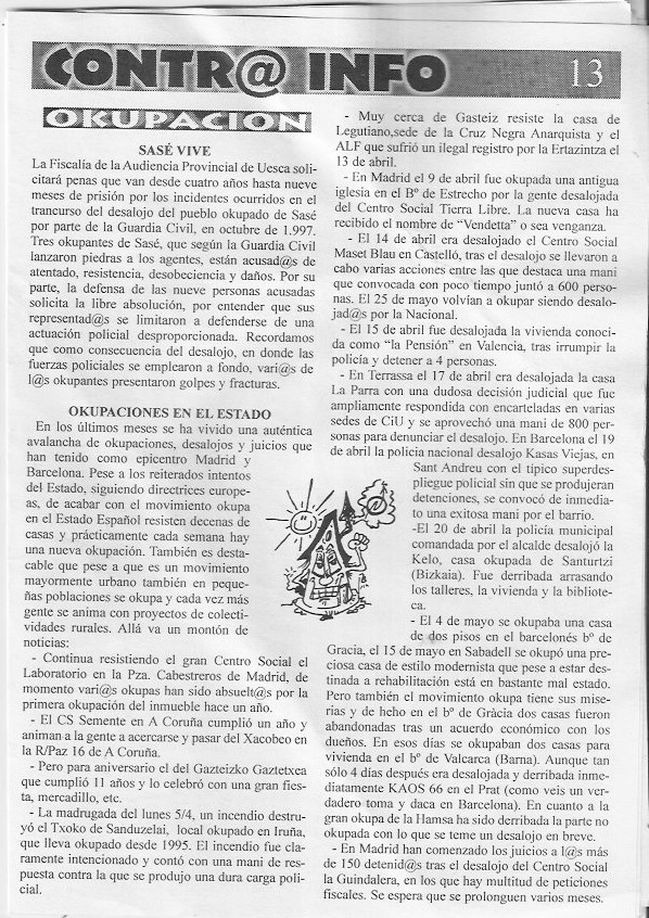 Página del fanzine