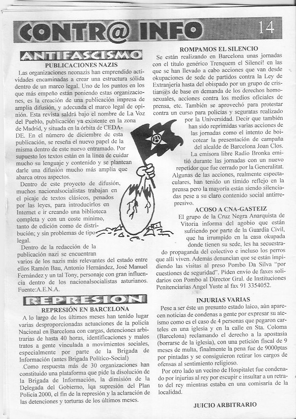 Página del fanzine