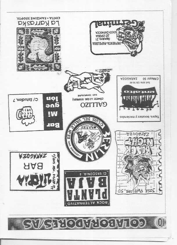 Página del fanzine