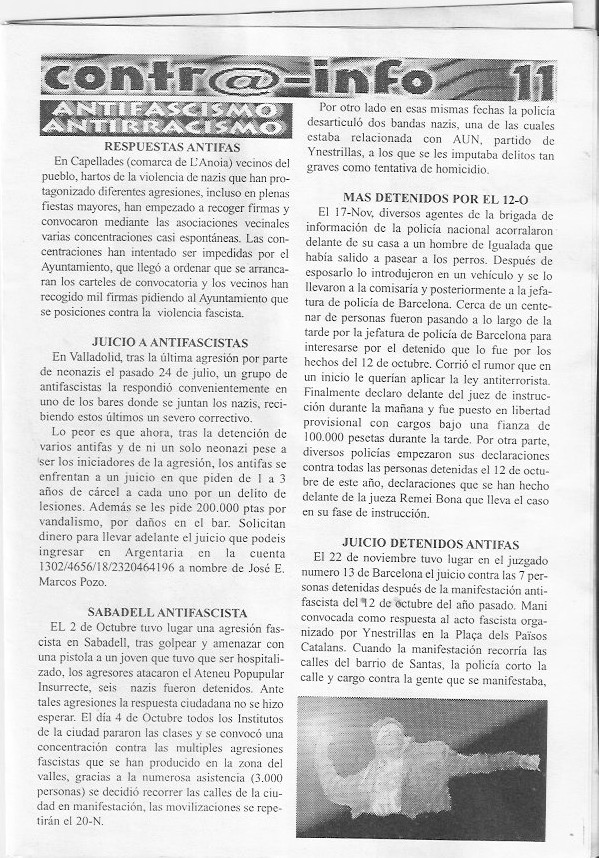 Página del fanzine