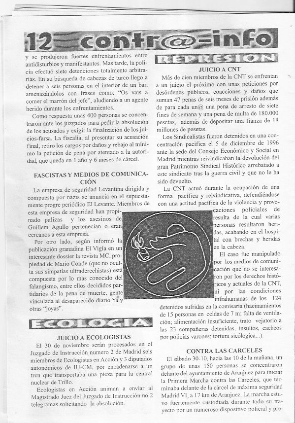 Página del fanzine