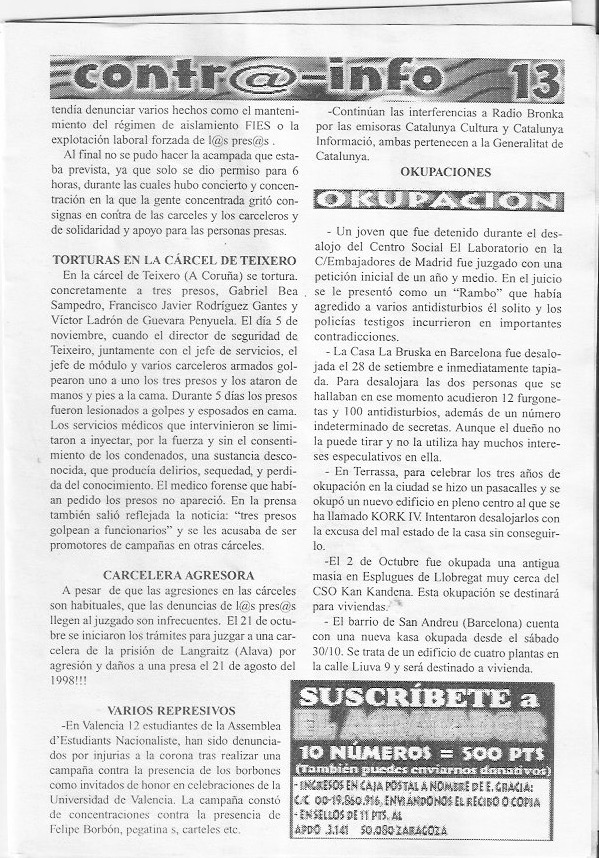 Página del fanzine