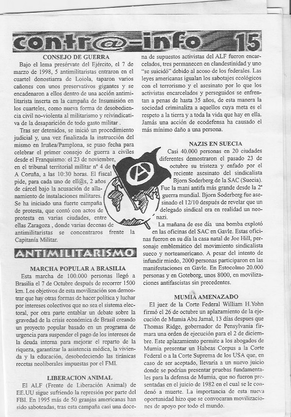 Página del fanzine